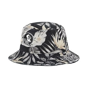 Men's '47 Black Florida State Seminoles Tropicalia Bucket Hat