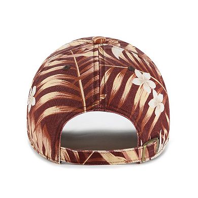 Men's '47 Brown Cleveland Browns Tropicalia Clean Up Adjustable Hat