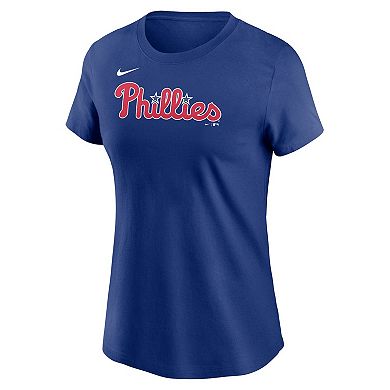 Women's Nike Royal Philadelphia Phillies Wordmark T-Shirt