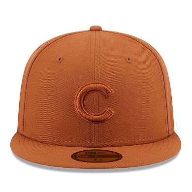 Men's New Era Brown Chicago Cubs Spring Color 59FIFTY Fitted Hat