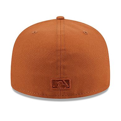 Men's New Era Brown Chicago Cubs Spring Color 59FIFTY Fitted Hat