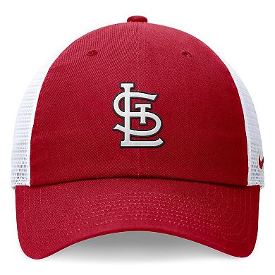 Men's Nike Red St. Louis Cardinals Evergreen Club Trucker Adjustable Hat