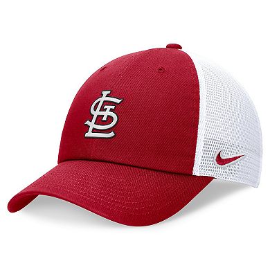 Men's Nike Red St. Louis Cardinals Evergreen Club Trucker Adjustable Hat
