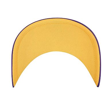 Men's '47 Purple LSU Tigers Sideband Trucker Adjustable Hat