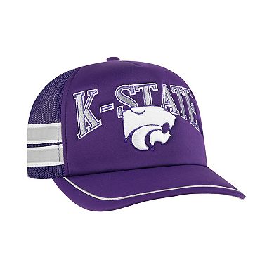 Men's '47 Purple Kansas State Wildcats Sideband Trucker Adjustable Hat