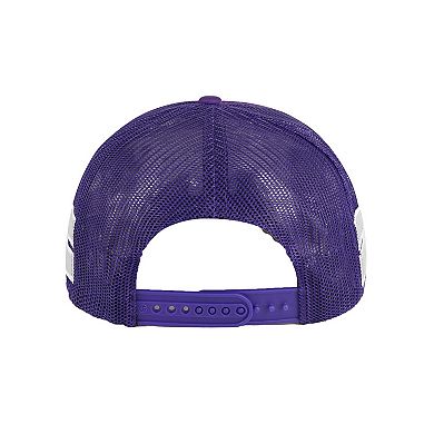 Men's '47 Purple Kansas State Wildcats Sideband Trucker Adjustable Hat
