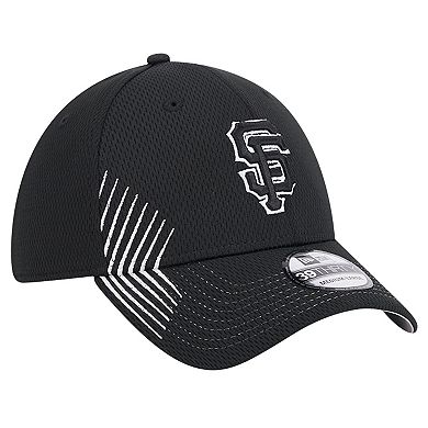 Men's New Era Black San Francisco Giants Active Dash Mark 39THIRTY Flex Hat