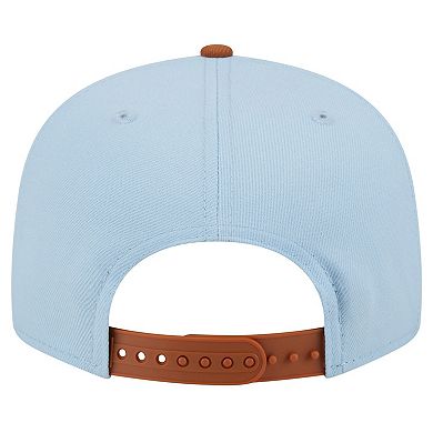 Men's New Era Light Blue Chicago Cubs Spring Color Two-Tone 9FIFTY Snapback Hat