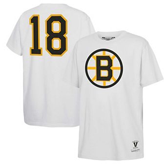 Youth Mitchell & Ness Willie O'Ree White Boston Bruins Name & Number T-Shirt