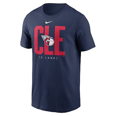 Men's Nike Navy Cleveland Guardians Scoreboard T-Shirt