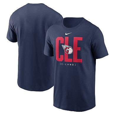 Men's Nike Navy Cleveland Guardians Scoreboard T-Shirt