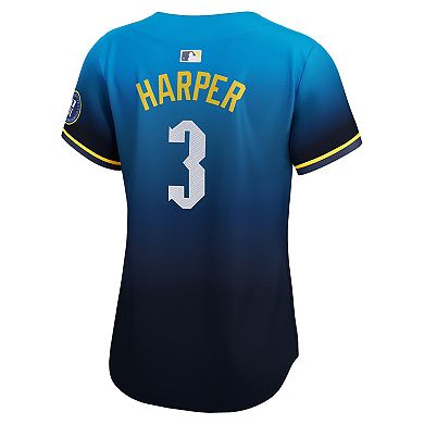 Women's Nike Bryce Harper Blue Philadelphia Phillies 2024 City Connect ...