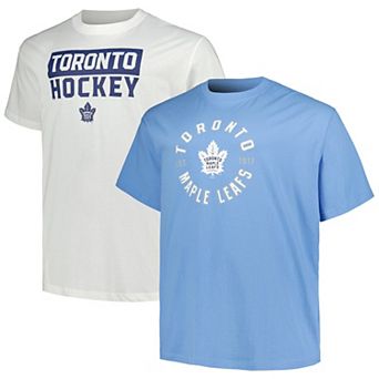 Men's Fanatics Branded Toronto Maple Leafs Big & Tall T-Shirt 2-Pack Set