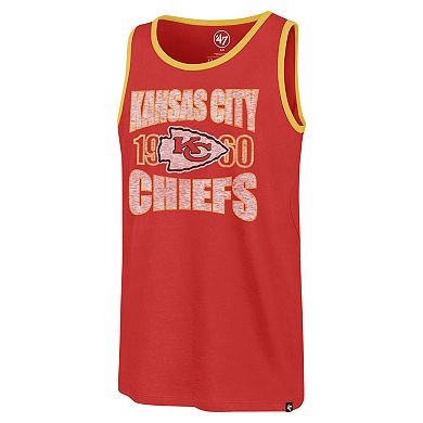 Men's '47 Red Kansas City Chiefs Upload Franklin Tank Top