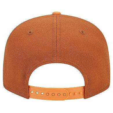 Men's New Era Brown Pittsburgh Pirates Spring Color Two-Tone 9FIFTY Snapback Hat