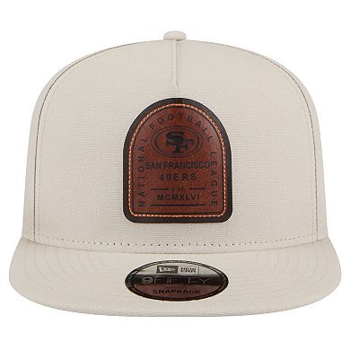 Men's New Era Stone San Francisco 49ers Premier 9FIFTY Snapback Hat