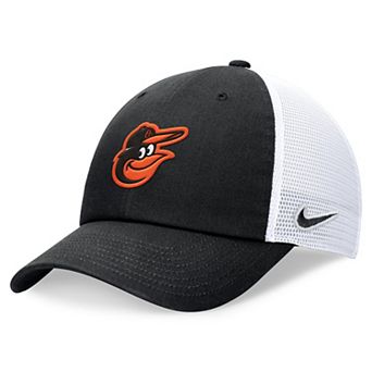 Men's Nike Black Baltimore Orioles Evergreen Club Trucker Adjustable Hat