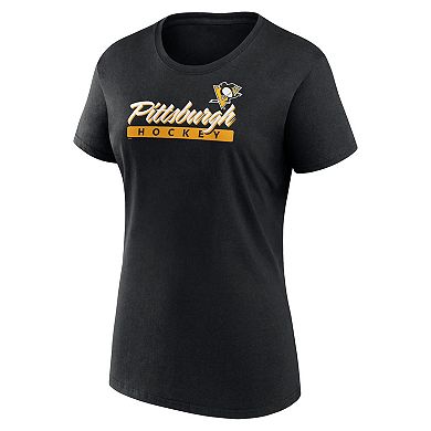 Women's Fanatics Branded Pittsburgh Penguins Risk T-Shirt Combo Pack