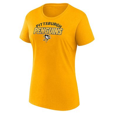 Women's Fanatics Branded Pittsburgh Penguins Risk T-Shirt Combo Pack