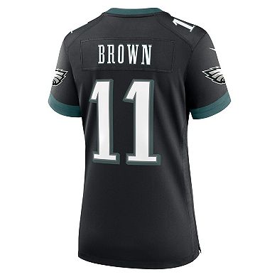 Women's Nike A.J. Brown Black Philadelphia Eagles Alternate Game Jersey