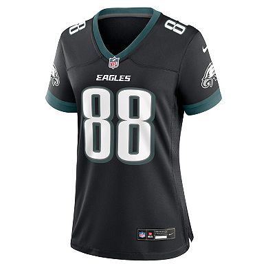 Women's Nike Dallas Goedert Black Philadelphia Eagles Alternate Game Jersey