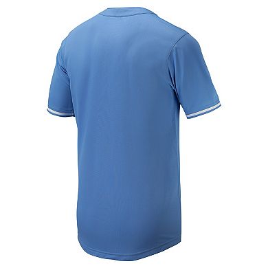 Men's Nike Carolina Blue North Carolina Tar Heels Replica Full-Button Baseball Jersey