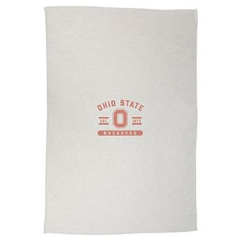 Ohio State Buckeyes 54" x 84" Oatmeal Sweatshirt Blanket