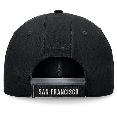 Men's Fanatics Signature Black San Francisco 49ers Signature Ripstop Adjustable Hat