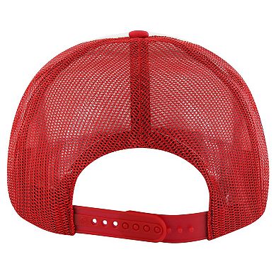 Men's '47 Red Los Angeles Angels Retro Region Foam Trucker Adjustable Hat