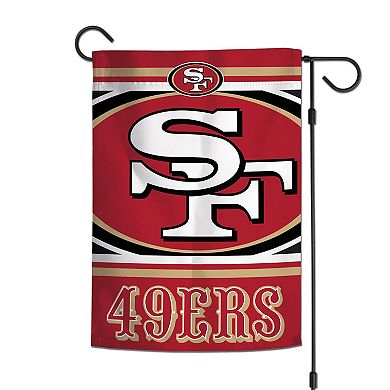 WinCraft San Francisco 49ers Double-Sided 12'' x 18'' Team Slogan Garden Flag