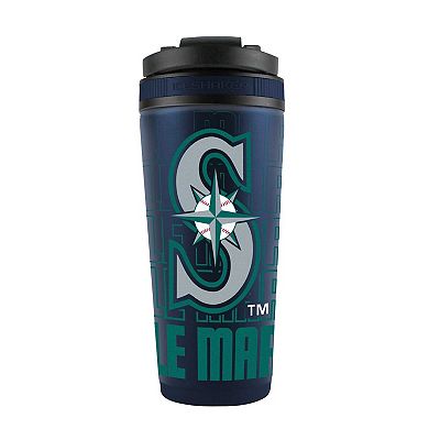 WinCraft Seattle Mariners 26oz. 4D Stainless Steel Ice Shaker Bottle