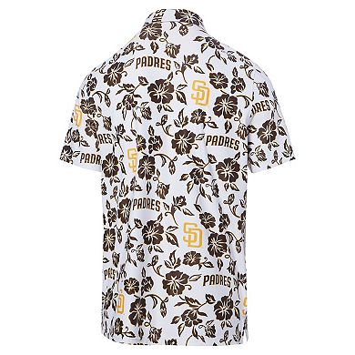 Men's Reyn Spooner White San Diego Padres Pua Performance Polo