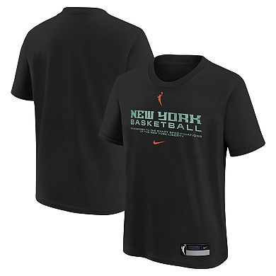Youth Nike Black New York Liberty Legend Practice Performance T-Shirt