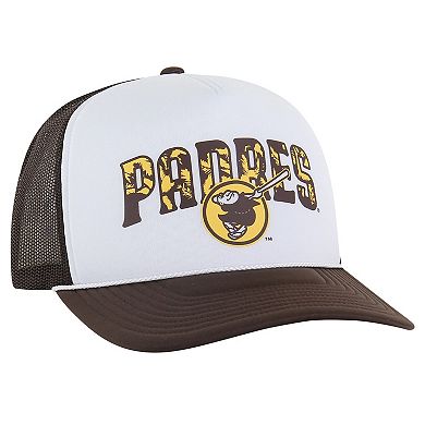 Men's '47 Brown San Diego Padres Retro Region Foam Trucker Adjustable Hat