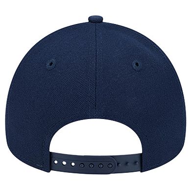 Men's New Era Navy Indiana Pacers A-Frame 9FORTY Adjustable Hat