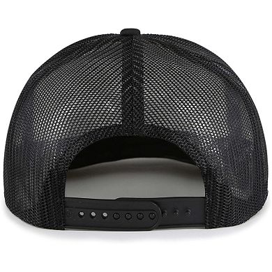 Men's '47 Black Chicago White Sox Lift Off Foam Front Mesh Trucker Adjustable Hat