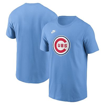 Men's Nike Light Blue Chicago Cubs Cooperstown Collection Team