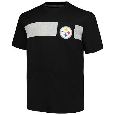 Men's Fanatics Branded T.J. Watt Black Pittsburgh Steelers Big & Tall T-Shirt