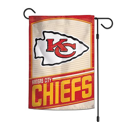 WinCraft Kansas City Chiefs 12" x 18" Retro Double-Sided Garden Flag
