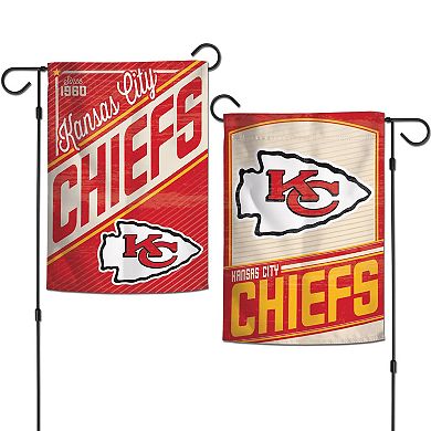 WinCraft Kansas City Chiefs 12" x 18" Retro Double-Sided Garden Flag