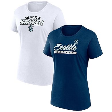 Women's Fanatics Branded Seattle Kraken Risk T-Shirt Combo Pack