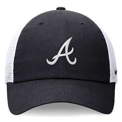 Men's Nike Navy Atlanta Braves Evergreen Club Trucker Adjustable Hat