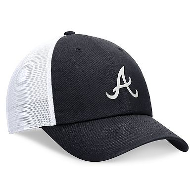 Men's Nike Navy Atlanta Braves Evergreen Club Trucker Adjustable Hat