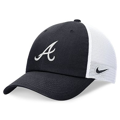 Men's Nike Navy Atlanta Braves Evergreen Club Trucker Adjustable Hat