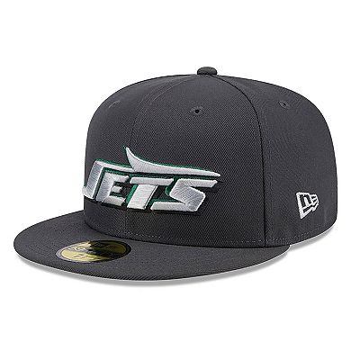 Men's New Era  Graphite New York Jets Official 2024 NFL Draft On Stage 59FIFTY Fitted Hat