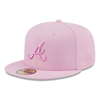 【US限定】NEW ERA 59FIFTY Atlanta Braves WS Teal Pink Atlanta Braves Baby Pink 1995 World Series Patch Sky Blue UV