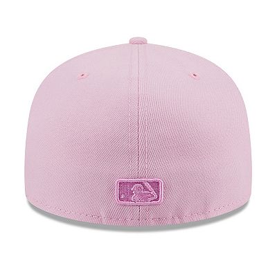 NEW ERA - ATLANTA BRAVES (Brown × Pink) Men's Atlanta Braves New Era Brown Pink Undervisor 59FIFTY