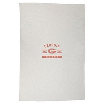 Georgia Bulldogs 54" x 84" Oatmeal Sweatshirt Blanket