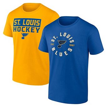 Men's Fanatics Branded St. Louis Blues Serve T-Shirt Combo Pack