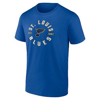 Men's Fanatics Branded St. Louis Blues Serve T-Shirt Combo Pack